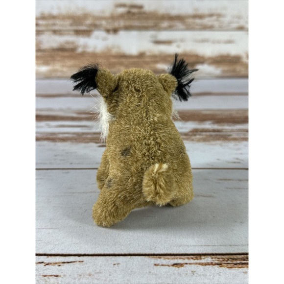 Folkmanis Brown Mini Bob Cat Finger Puppet Tan with Green Eyes 4” - Picture 2 of 2